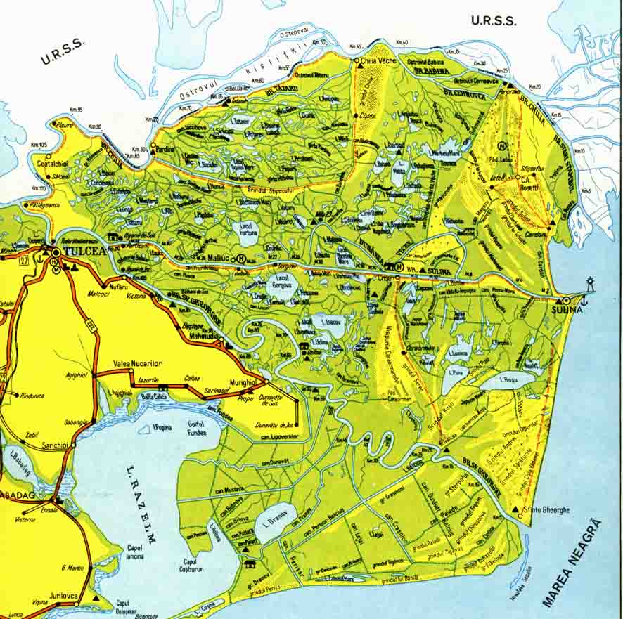 карта дуная 