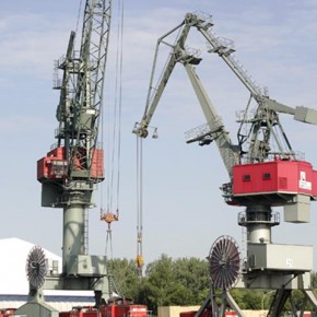 Порт Регенсбург, Германия на Дунае