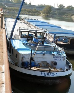 Венгерский флот, буксир, HERSO-1,толкач, самоходная баржа