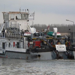 Венгерский флот, Махарт, MAHART, буксир, толкач, самоходная баржа, TISZA